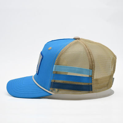 Chất lượng cao Custom Australia Trucker Cap 100% Cotton With Side Strip Embroidered Logo Thiết kế phong cách độc đáo của riêng bạn