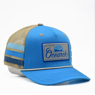 Chất lượng cao Custom Australia Trucker Cap 100% Cotton With Side Strip Embroidered Logo Thiết kế phong cách độc đáo của riêng bạn