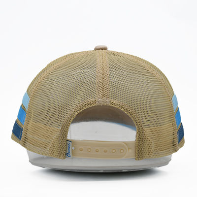 Chất lượng cao Custom Australia Trucker Cap 100% Cotton With Side Strip Embroidered Logo Thiết kế phong cách độc đáo của riêng bạn