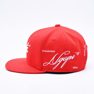 Bán buôn Tùy chỉnh 3D Thêu Gorra Mũ bóng chày Snapback Mũ thể thao Mũ lưỡi trai phẳng 6 tấm Snapback