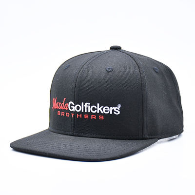 Mũ Snapback Hip Hop Thể Thao Lưỡi Bằng thêu Logo Tùy Chỉnh, Mũ Bóng Chày cho Nam