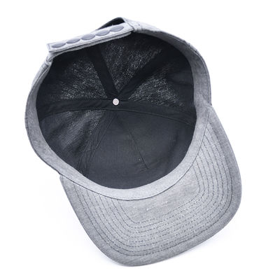 Mũ Snapback 7 Tấm Tùy Chỉnh Thêu Cấu Trúc Gorras vành phẳng Mũ Snap Back