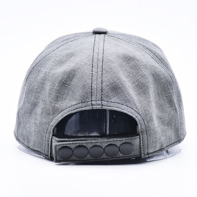 Mũ Snapback 7 Tấm Tùy Chỉnh Thêu Cấu Trúc Gorras vành phẳng Mũ Snap Back