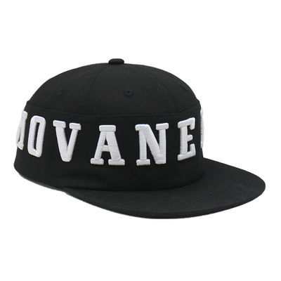 Nhà cung cấp Mũ Snapback thêu 3D tùy chỉnh, mũ Hip Hop 6 Panel vành phẳng chất lượng cao