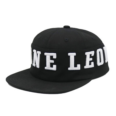 Nhà cung cấp Mũ Snapback thêu 3D tùy chỉnh, mũ Hip Hop 6 Panel vành phẳng chất lượng cao