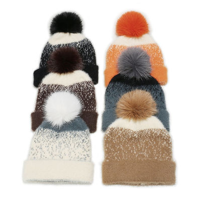 Wholesale Luxury Pom Pom Beanies Manufacturer Custom Fisherman Beanie Hat Winter