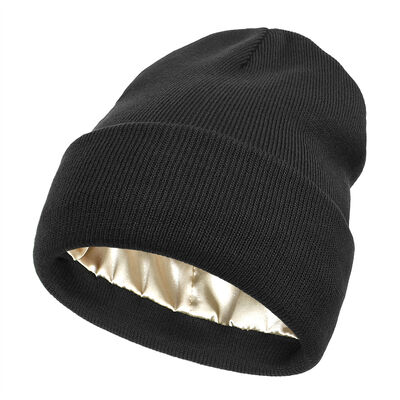 Beanie Style đan mũ Beanie Acrylic Wool Polyester Merino Mũ người lớn Vòng tròn Đèn Nổi Mùa đông