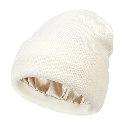 Beanie Style đan mũ Beanie Acrylic Wool Polyester Merino Mũ người lớn Vòng tròn Đèn Nổi Mùa đông
