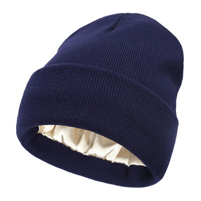 Beanie Style đan mũ Beanie Acrylic Wool Polyester Merino Mũ người lớn Vòng tròn Đèn Nổi Mùa đông