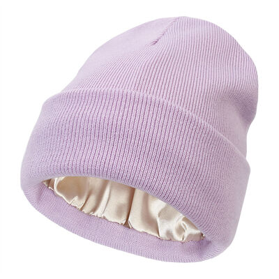 Beanie Style đan mũ Beanie Acrylic Wool Polyester Merino Mũ người lớn Vòng tròn Đèn Nổi Mùa đông