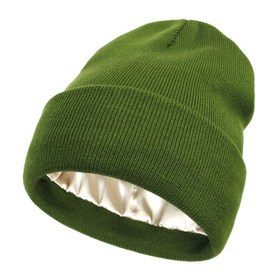 Beanie Style đan mũ Beanie Acrylic Wool Polyester Merino Mũ người lớn Vòng tròn Đèn Nổi Mùa đông