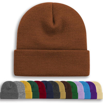 OEM ODM thiết kế màu đen trắng mũ hộp sọ tùy chỉnh mũ đan mũ mùa đông