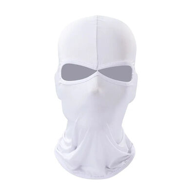Thiết kế riêng thêu logo Balaclava 2 lỗ trùm kín mặt nạ trượt tuyết dệt kim mũ beanie, Mũ beanie trượt tuyết