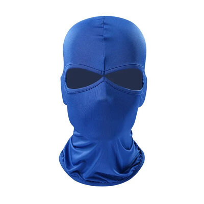 Thiết kế riêng thêu logo Balaclava 2 lỗ trùm kín mặt nạ trượt tuyết dệt kim mũ beanie, Mũ beanie trượt tuyết