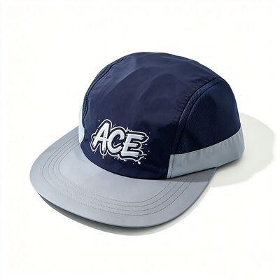 Unisex 5 Panel Camper Hat Medium Border Length Contrast Stitching Lightweight Durable phù hợp cho mặc bình thường và ngoài trời