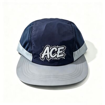 Unisex 5 Panel Camper Hat Medium Border Length Contrast Stitching Lightweight Durable phù hợp cho mặc bình thường và ngoài trời