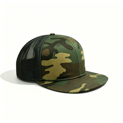 Mũ Snapback phẳng phẳng nhẹ với viêc phẳng màu đen và bất kỳ màu nào phù hợp với phụ kiện thời trang