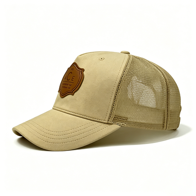 Tùy chỉnh 6 Panel Trucker Cap với vương miện cao cấp và thắt lưng bông hấp thụ cho tất cả các mùa