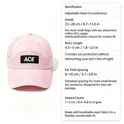 50 gram Cotton Cute Pet Hat Thiết kế đa năng Khớp với nhiều trang phục và cá tính thú cưng