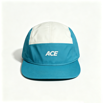 5 Panel Camper Hat với Flat Brim Sports Mesh Sweatband Một kích thước phù hợp với tất cả các hoạt động ngoài trời