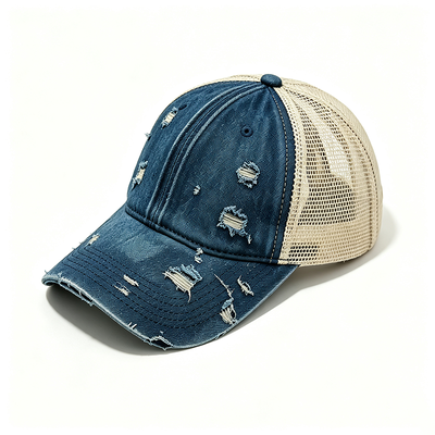 High Profile 6 Panel Trucker Cap với vải bông lý tưởng cho các hoạt động ngoài trời thời trang bình thường và thương hiệu nhóm