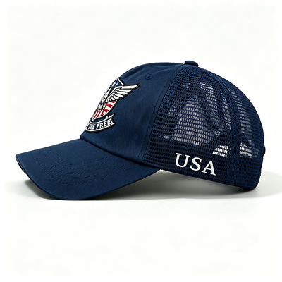 Mũ Lưỡi Trai Trucker Snapback Tùy Chỉnh Có Lỗ Thông Hơi, Lưới Phía Sau Điều Chỉnh Được, Hoàn Hảo Cho Hoạt Động Ngoài Trời, Trang Phục Thường Ngày và Sự Kiện