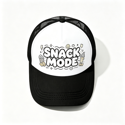 6 bảng hình cong Trucker Cap Nhựa Snapback Khóa tùy chỉnh lý tưởng cho chiến dịch Đội đồng phục và mặc bình thường