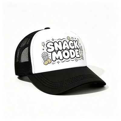 6 bảng hình cong Trucker Cap Nhựa Snapback Khóa tùy chỉnh lý tưởng cho chiến dịch Đội đồng phục và mặc bình thường