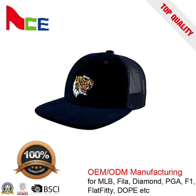 thêu tùy chỉnh da lộn mũ snapback mũ Trucker lưới mũ mùa hè mũ da lộn