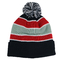 100% Merino len đan mũ len thêu logo đồng bằng mũ mùa đông