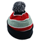 100% Merino len đan mũ len thêu logo đồng bằng mũ mùa đông