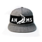 Logo snapback mũ vành phẳng tùy chỉnh với đóng cửa 85% acrylic 15% len