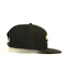 6 Bảng điều khiển mũ phẳng, mũ bằng phẳng 100% acrylic phẳng vành đen, logo tùy chỉnh