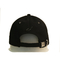 Mũ lưỡi trai thời trang OEM ODM, Mũ bóng chày xây dựng màu đen Khóa kim loại