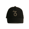 Logo rhinestone Mũ bóng chày nhỏ / Phong cách mới Phụ nữ Mũ bông đen