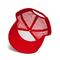 Mũ lưỡi trai thời trang Unisex Red lưới cho mùa hè với logo thêu phẳng