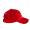 Phụ nữ cong Eaves đỏ nhung Mùa đông thêu logo phẳng Bóng chày Mũ nón