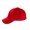 Phụ nữ cong Eaves đỏ nhung Mùa đông thêu logo phẳng Bóng chày Mũ nón