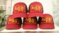 Mũ bóng chày thời trang tùy chỉnh / Gorras 5 bảng Trucker Hat Red + Black