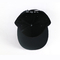 Khóa nhựa Đen Mũ vành bằng phẳng Mũ thêu 3D Logo