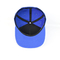 Mũ snapback màu xanh có thể điều chỉnh 7 lỗ nhựa phía sau Đóng lụa In trên tấm
