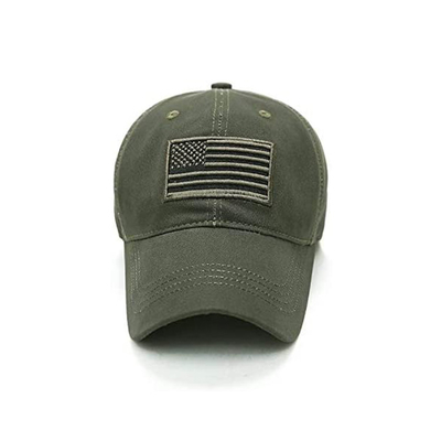 Fashion Letter Pattern 6 Panel Cap bóng chày bằng cotton với dây đeo kim loại