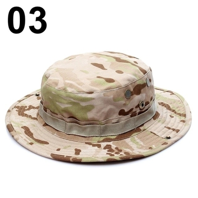 Quân đội ngụy trang Boonie Bucket Mũ quân đội Săn bắn Đi bộ đường dài Ngoài trời Mũ ngư dân