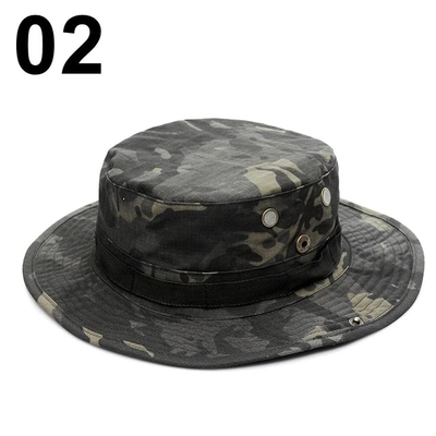 Quân đội ngụy trang Boonie Bucket Mũ quân đội Săn bắn Đi bộ đường dài Ngoài trời Mũ ngư dân