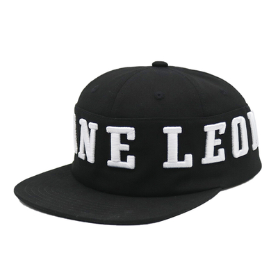 Nhà cung cấp Mũ Snapback thêu 3D tùy chỉnh, mũ Hip Hop 6 Panel vành phẳng chất lượng cao