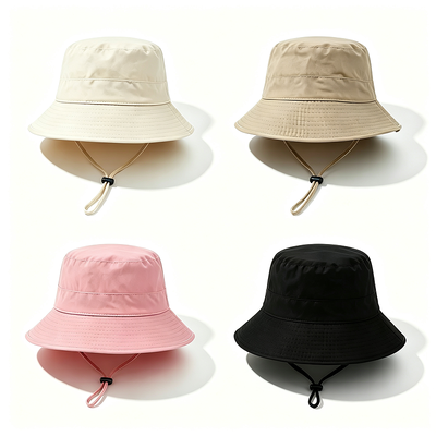 Mũ tai bèo câu cá bền vững tái chế với lớp lót 100% cotton và vành rộng chống nắng