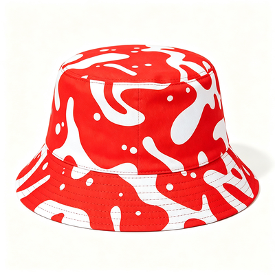 100% Polyester Lining Wide Brim Fisherman Bucket Hat với Crown một kích thước cho câu cá và hoạt động ngoài trời